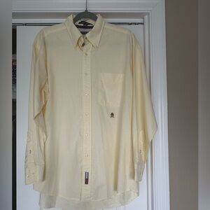 Beautiful Vintage Tommy Hilfiger Button Down, Sz L (16 32-33), Light Yellow